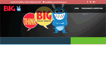 Tablet Screenshot of bigmonstermarketing.com